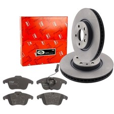 TRW Bremsscheiben 314mm Bremsbeläge WAKO Vorne für AUDI A4 B8 A5 8T3 8F7 8TA