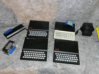Kovulut ( 4x) Sinclair ZX81 vintage Heimcomputer für Bastler defekt
