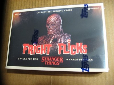 2023 Topps Zerocool Stranger Things FRIGHT FLICKS Trading Card Box 6 Packs Seald