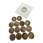 15 Silver Dimes - 3 Mercury + 12 Roosevelt - 90% Silver Junk Silver Lot