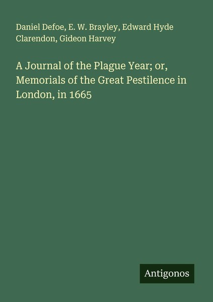 Daniel Defoe (U. A.) | A Journal Of The Plague Year; Or, Memorials Of The...-image