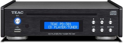 TEAC PD-301-X-B (Black) USB-equipped Wide FM-compatible CD player/FM tuner