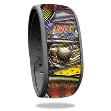 MightySkins Carbon Fiber Skin for Disney MagicBand - Fish Puzzle