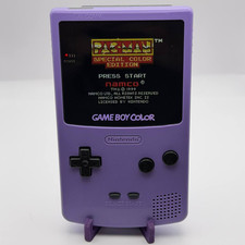 Purple Gameboy Color IPS Console Backlit LCD Screen GBC Game Boy Nintendo Modded