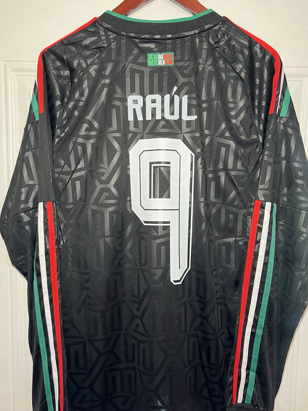 World Cup 2026 Mexico Jersey Black Long Sleeve Raúl Jiménez #9 2XL Slim Fit NWOT