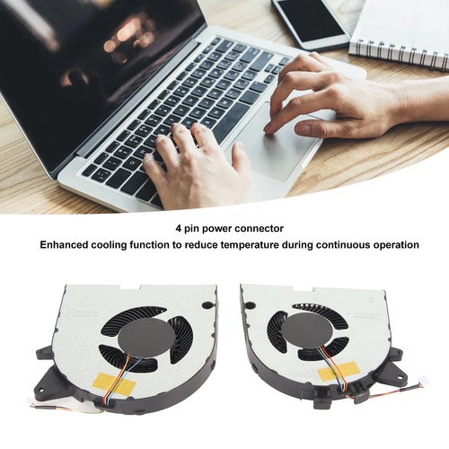 Laptop CPU GPU Cooling Fan For For Legion Y540P Y545 Y7000P 2019 FKTY NEW - Afbeelding 3 van 12