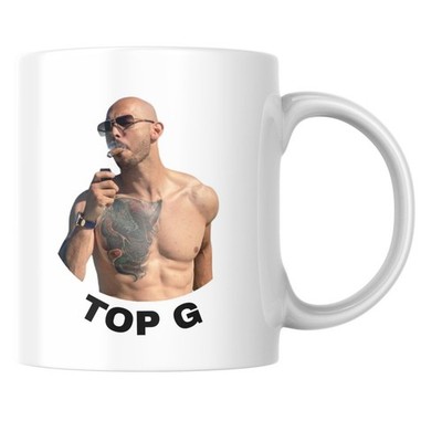 ANDREW TATE - TOP G - LIGHTING A CIGAR 11oz Becher