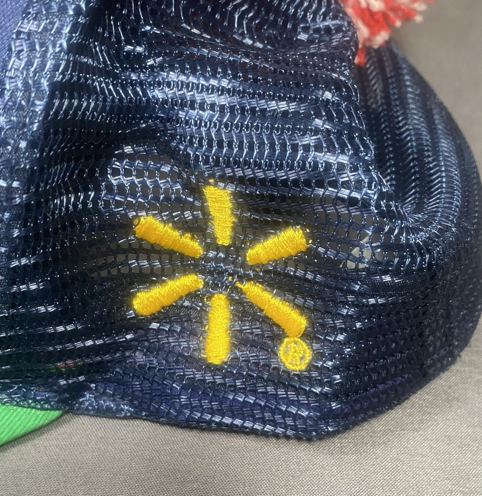 Pair WalMart Associate Hat Cap Adjustable Trucker… - image 7