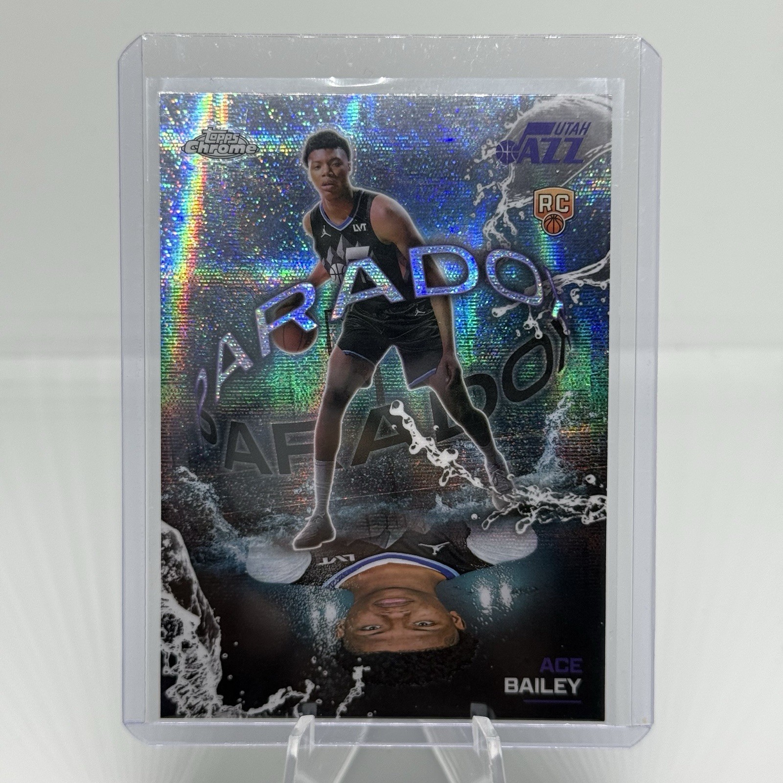 2025-26 Topps Chrome Paradox Ace Bailey JAZZ RC SSP