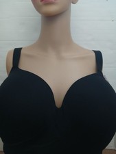 Conturve Wirefree Shaping Bra Supportive Comfort Boost 2XL Black