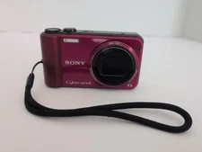 Sony Cyber-shot DSC-H70 16.1MP Digital Camera Red For Parts