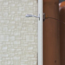 12 x OO / HO scale street bracket light model wall lamp posts LED building #W100