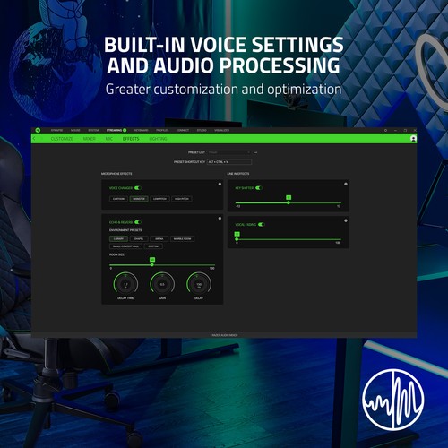 Razer Audio Mixer - All-in-one mikser cyfrowy do nadawania i przesyłania strumieniowego - Zdjęcie 5 z 8