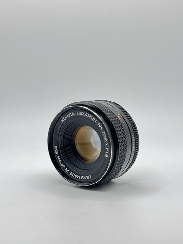 Konica Hexanon AR 50mm f/1.8 Manual Focus Prime Lens From Japan — WORKS GREAT✅