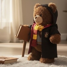 Build A Bear Harry Potter Gryffindor House 18 Plush Brown Robe Vest Tie Scarf