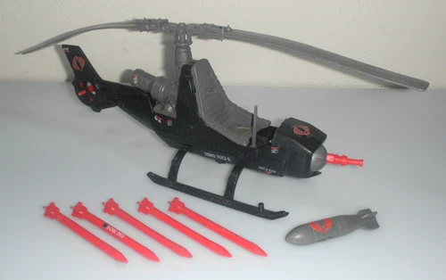 1983 Cobra Fang Helicopter Lot Vintage G.I. GI Joe 3.75 ARAH 99% Complete