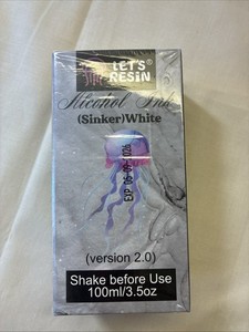 Let’s Resin Alcohol Ink Sinker White