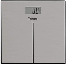 400lb Capacity Digital Bathroom Scale Stainless Steel