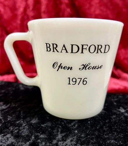 Vintage PYREX Mug Corning Glass Works BRADFORD PA Factory Plant Open House 1976