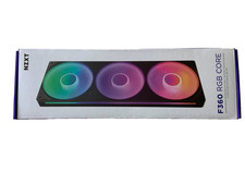 NZXT F360 RGB Core 360mm Single-Frame Fan Unit Black RF-U36HF-B1