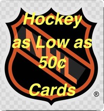 HOCKEY CARDS As Low As 50¢ Pick your Cards-Bundle a Lot *2 CARD MINIMUM PURCHASE