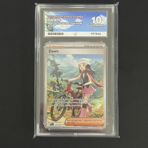 Pokémon TCG Dawn 129/094 SIR Phantasmal Flames Ace Gem Mint 10