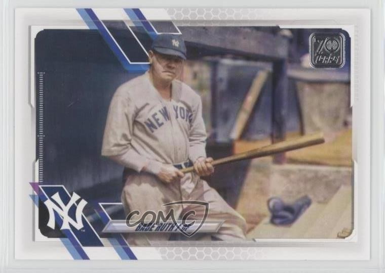 2021 Topps Legend Variation SP (Horizontal) Babe Ruth #449 HOF hn8