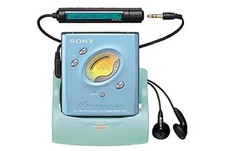 Used SONY MZ-E505-L Blue MD Walkman Japan