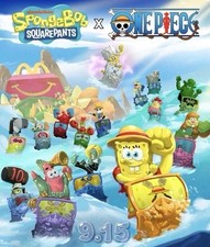 spongebob one piece mcdonalds Complete Collection In Box. 15