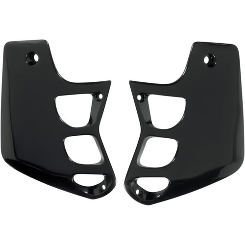 UFO Plastics Radiator Covers - Black Motorcycle Dirt Bike HO02620001 12-226-33 - Picture 1 of 3