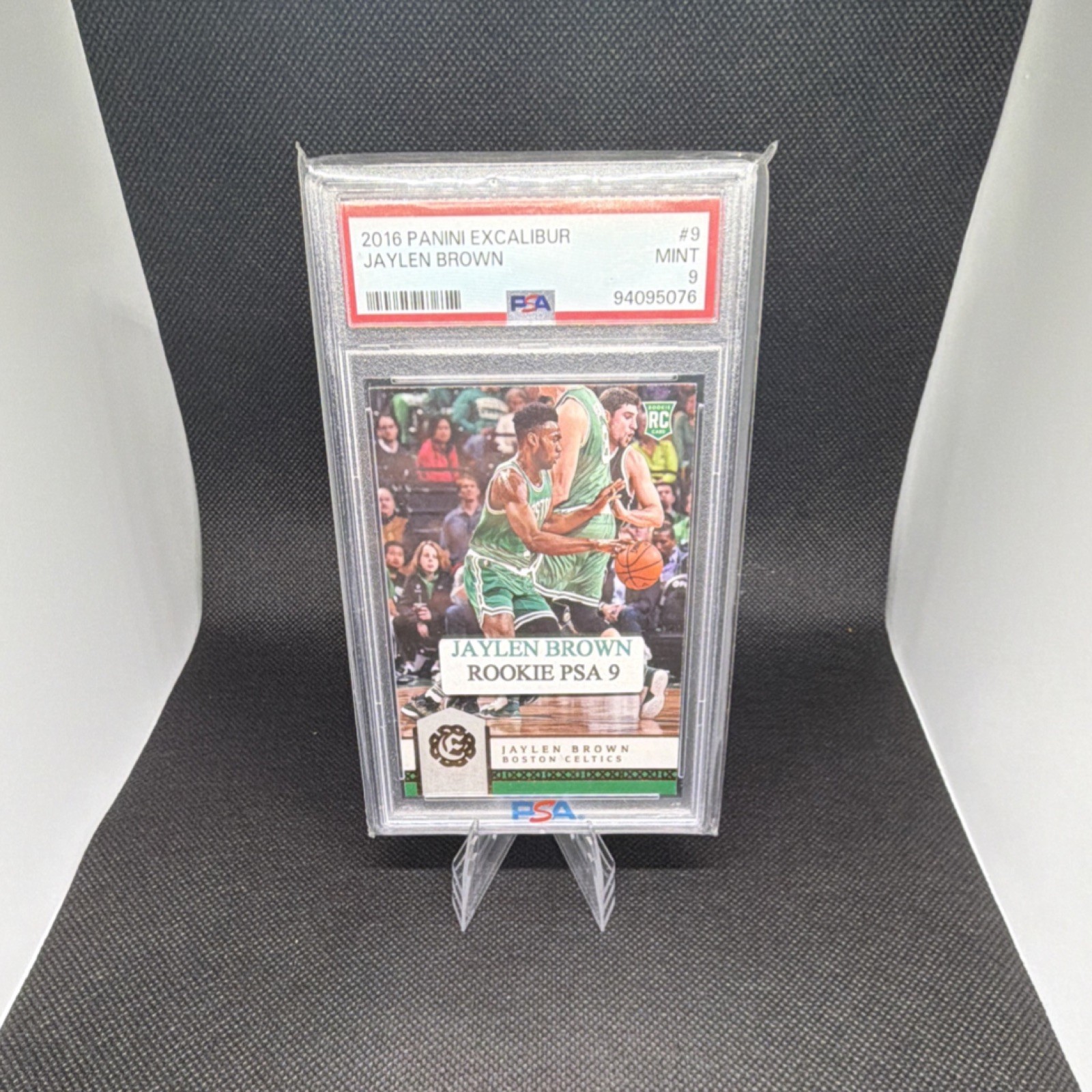 Panini Excalibur 2016-17 Jaylen Brown #9 Rookie Base Set PSA 9 Boston Celtics