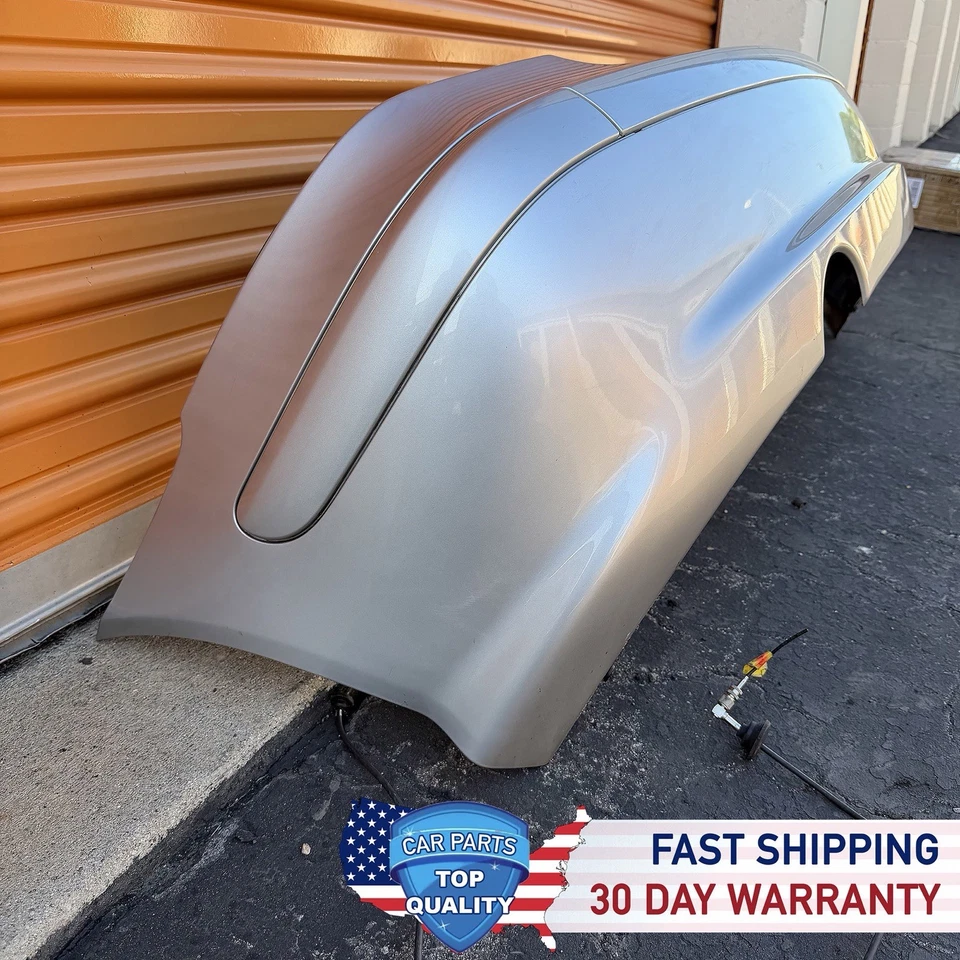 01-04 Conjunto de cubierta de parachoques trasero base Mercedes R170 SLK230 SLK320 plateado OEM Foto 2 de 4