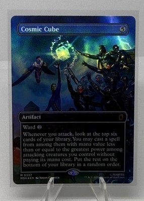 Cosmic Cube Borderless Foil (0337) MTG Marvel Super Heroes Near Mint
