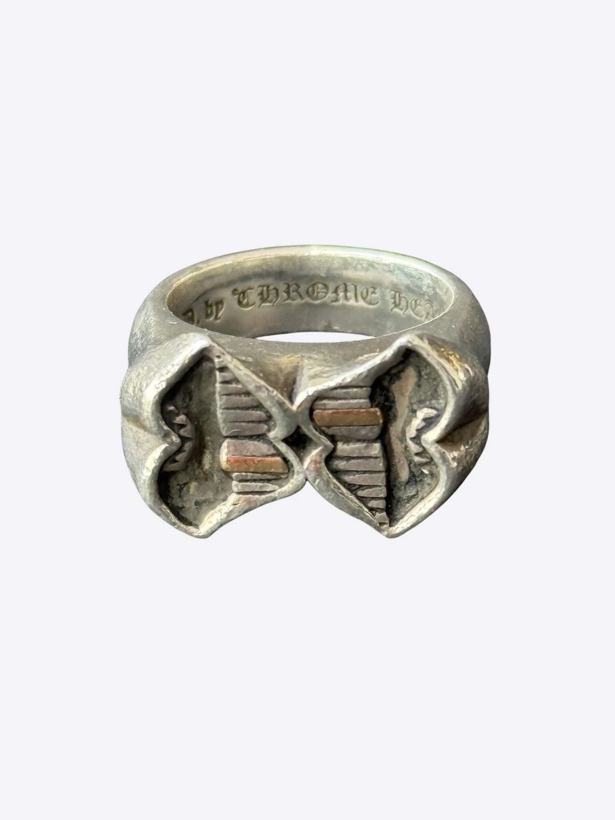 Chrome Hearts Matty Boy Double Chomper Ring