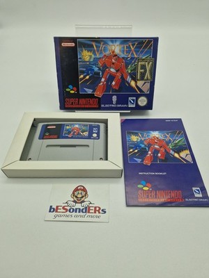 Vortex - Super Nintendo SNES - PAL - OVP - Anleitung