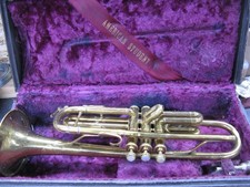 American Student Cornet with Case and Mouthpiece - Parts or Repair