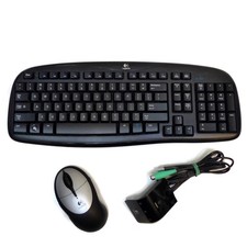 Logitech Cordless Keyboard EX100 and Cordless...