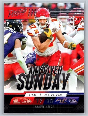 2024 Panini Prestige Any Given Sunday #AGS-TKE Travis Kelce 