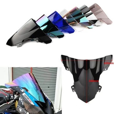 Motorcycle screen Double Bubble Windshield WindScreen For BMW S1000RR 2015-2018
