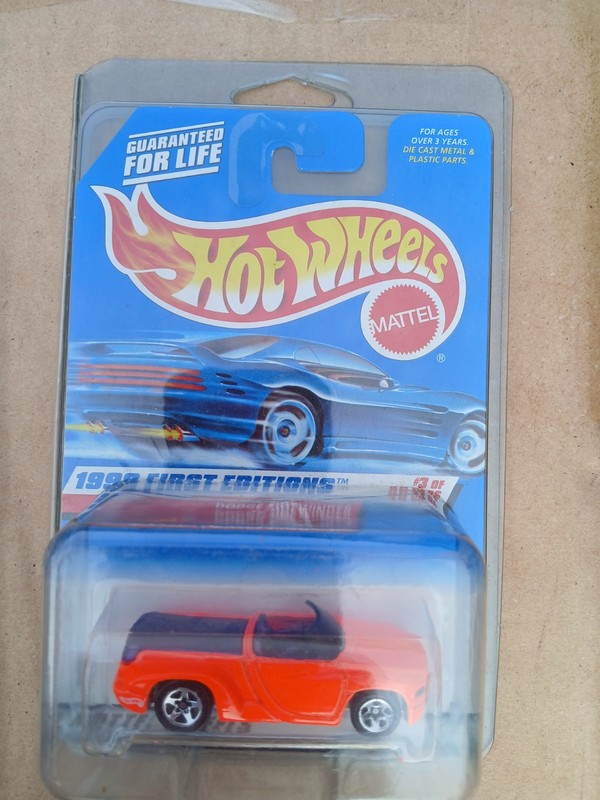 Hot Wheels Dodge Sidewinder 1:64 Diecast Orange 1998 First Editions Unopened