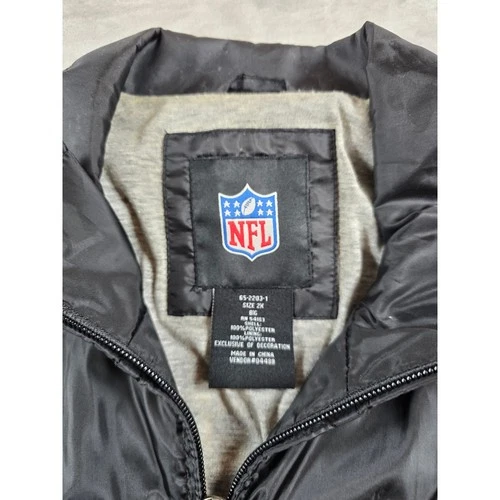 NFL Steelers Windbreaker Jacket Mens 2XL Black Yellow Polyester G-III Apparel image 5