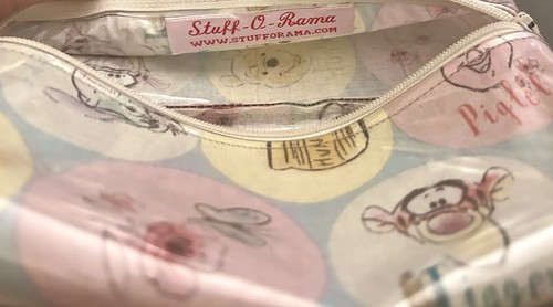 Piccola borsa da viaggio vintage Disney Winnie The Pooh trucco cosmetici toilette ๐ฏ - Foto 4 di 6