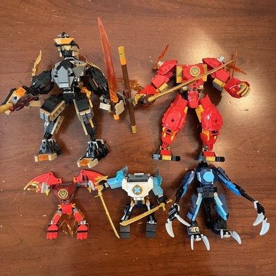 Lego Ninjago Dragons Rising Mech Lot Of 5 Kai Cole Zane And More!
