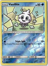 Vanillite 33/145 Reverse Holo DMG Pokemon Card