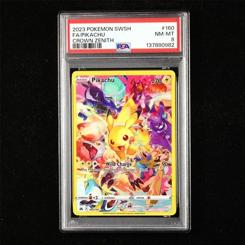 PSA 8 NM-MT 2023 Pokemon ENG Pikachu F 160/159(1)