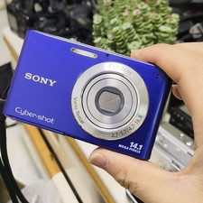 Sony Cyber-Shot DSC-W330 14.1MP 4x Optical Zoom Digital Camera Red/Blue Tested