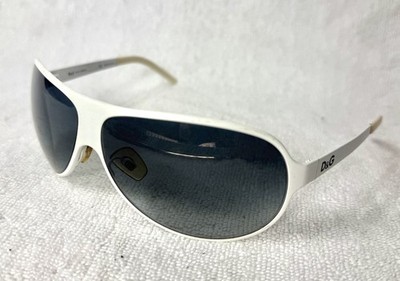 Dolce & Gabbana D&G6025 011/8G 115 2N White Sunglasses Women s Designer Y2K