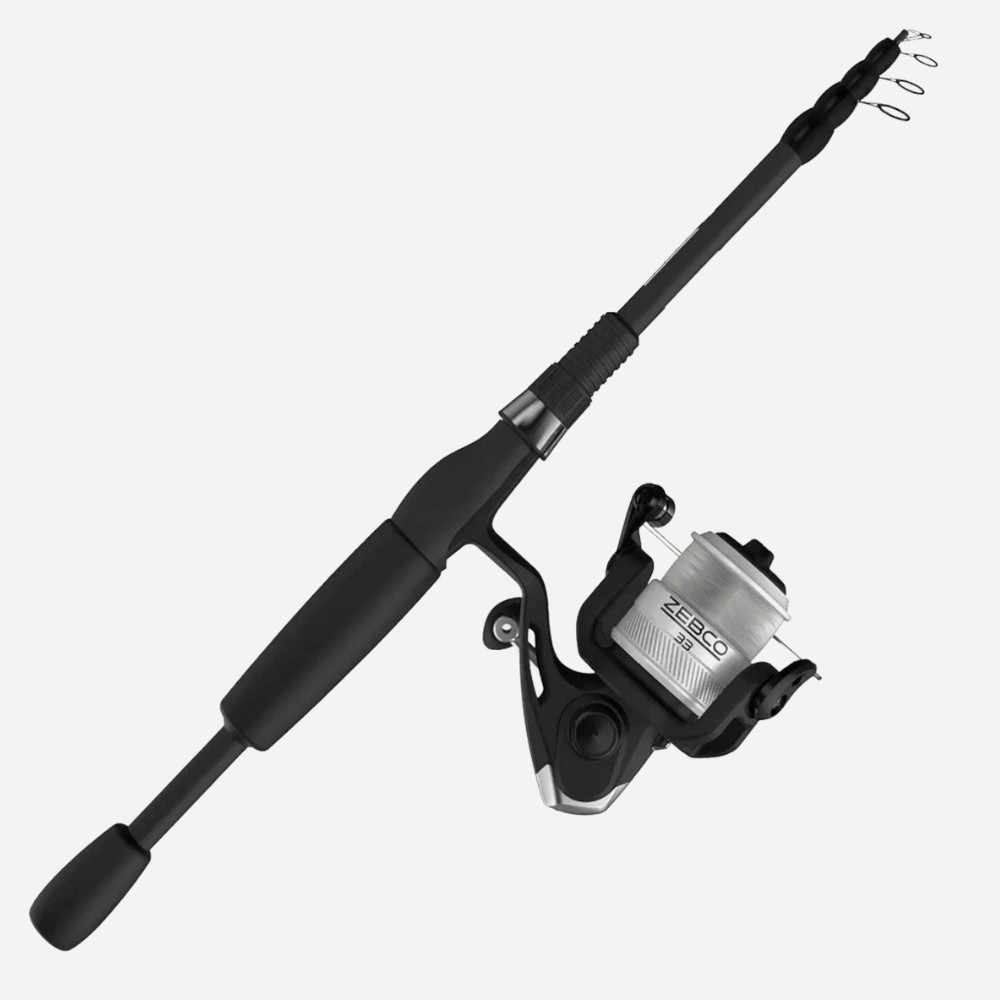 Zebco 33 Telecast Spinning Combo Fishing Rod and Reel