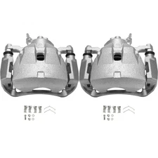 Pair Front Brake Calipers W/Bracket For 08-18 Toyota Avalon 07-17 Camry Lexus
