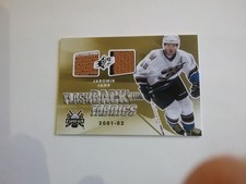11/12 UD SPX Jaromir Jagr Flash Back Fabrics 2001-02